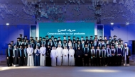 The Class of 2026 graduates with officials during the ceremony.