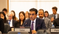 Permanent Representative to the OPCW H E Dr. Mutlaq bin Majid Al Qahtani speaking during the 112th session of the OPCW Executive Council.