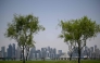 The skyline of highrise buildings as seen in Doha on July 9, 2026. AFP