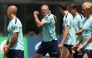 Norway's forward #09 Erling Braut Haaland takes part in a training session at the Inter Miami CF Training Facility in Fort Lauderdale on July 9, 2026, during the 2026 World Cup football tournament. (Photo by PATRICIA DE MELO MOREIRA / AFP)