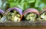 Curry chicken salad summer rolls. (Vincent Alban/For The Washington Post)