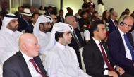 Undersecretary of the Ministry of Justice and the National Committee for International Humanitarian Law Chairman H E Saeed bin Abdullah Al Suwaidi with Committee’s delegation at the event.
