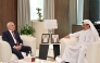 First Vice-Chairman of Qatar Chamber (QC), Mohammed bin Twar Al Kuwari with Ambassador of the Republic of Azerbaijan to the State of Qatar, H E Dr. Adish Mammadov.