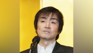 This undated file picture provided by Japan's Jiji Press news agency on July 27, 2026 shows Japanese author Keigo Higashino in Tokyo. (Photo by JIJI Press / AFP) 
