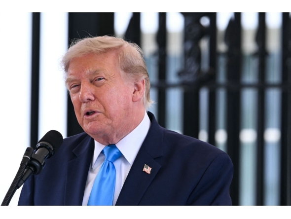 US President Donald Trump speaks during an event at the White House in Washington, DC, on July 30, 2026. (Photo by Brendan Smialowski / AFP)