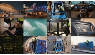 A collage of screenshots from the video shared by Qatar Airways.