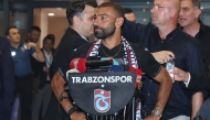 Egyptian forward Mohamed Salah arrives at arrives at Trabzon Airport to complete his transfer to Turkish football club Trabzonspor in Trabzon on August 5, 2026. (Photo by Nurgul GUNAYDIN / AFP)