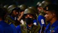 Sri Lanka Navy soldiers take up positions outside Sri Lanka's main Welikada Prison in the capital Colombo on August 7, 2026, following reports that some prisoners were staging a protest inside. Photo by Ishara S. KODIKARA / AFP