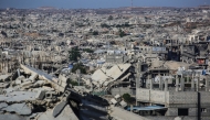 A general view shows destruction in Khan Yunis in the southern Gaza Strip on July 31, 2026. Photo by BASHAR TALEB / AFP