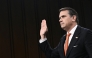 Acting US Attorney General Todd Blanche swears-in before a Senate Judiciary Committee hearing on his nomination to be Attorney General, on Capitol Hill in Washington, DC, on July 15, 2026. (Photo by Brendan SMIALOWSKI / AFP)