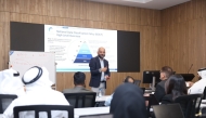 Participants during the cybersecurity training.