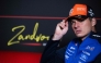 Red Bull Racing's Dutch driver Max Verstappen smiles during a press conference ahead of the Formula One Dutch Grand Prix at The Circuit Zandvoort, western Netherlands, on August 20, 2026. (Photo by JOHN THYS / AFP)