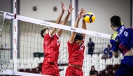 Action during the match between Tunisia and Venezuela. 