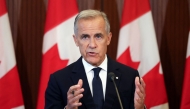 Canadian Prime Minister Mark Crney speaks at a press conference in Ottawa, Ontario, on August 22, 2026 after trade talks with the US collapsed. Photo by Dave Chan / AFP