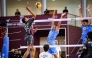 Action during the FIVB Volleyball Boys’ U17 World Championship Pool A match between Qatar and Tunisia.  