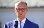 German Chancellor Friedrich Merz gives a statement prior to the start of a retreat meeting of the German cabinet on August 25, 2026 in Neuhardenberg, northeastern Germany. (Photo by John MACDOUGALL / AFP)