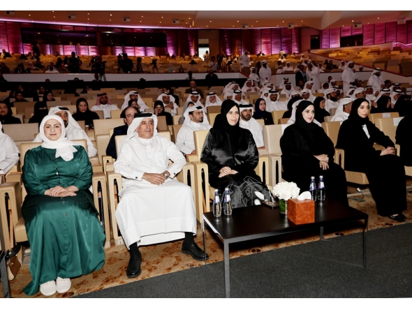 Minister of Education and Higher Education H E Lolwah bint Rashid Al Khater at the Annual Educational Meeting at QNCC. Pic: Salim Matramkot/The Peninsula