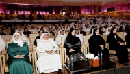 Minister of Education and Higher Education H E Lolwah bint Rashid Al Khater at the Annual Educational Meeting at QNCC. Pic: Salim Matramkot/The Peninsula