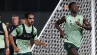 Qatar SC and Al Sadd players train ahead of their second-round clash at the QSL.