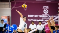 Action during the match between Argentina and Italy.