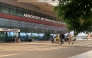 (FILES) Passengers arrive at the Diori Hamani International airport in Niamey on September 22, 2023. (Photo by AFP)