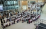 The new building accommodates up to 1,800 students, with advanced facilities for learning, sports, arts, and innovation