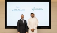 Chief Medical Officer at The Pearl International Hospital Dr. Cem Emir Guldogan and Chief Research Officer at Sidra Medicine, Prof. Khalid Fakhro at agreement signing event. 