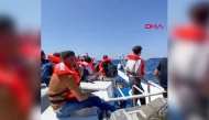 This screen grab image taken from UGC handout video courtesy of DHA on August 30, 2026, shows passengers waiting to be rescued at sea following the sinking of the ferry they were traveling on after it left the port of Kyrenia in the north of Mediterranean island of Cyprus. Photo by DHA (Demiroren News Agency) / AFP