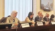 Permanent Representative of Qatar to the United Nations Office in Geneva H E Dr. Hend Abdulrahman Al-Muftah taking part in the 16th session of UNCTAD Investment Commission.