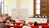 A candidate participating in the Holy Quran competition.