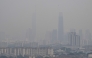 Haze shrouds the Kuala Lumpur skyline as seen from Ampang, in Malaysia's Selangor state, on September 3, 2026. Photo by Mohd Rasfan / AFP