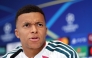 Real Madrid's French forward #10 Kylian Mbappe gives a press conference at the Ciudad Real Madrid training ground in Madrid on September 7, 2026 ahead of the UEFA Champions League first round day 1 football match between Real Madrid and Inter Milan. (Photo by Thomas COEX / AFP)