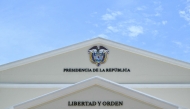Detailed view of the Colombia's Presidency headquarters inside Army's Paraiso batallion ahead of the meeting of US Secretary of State Marco Rubio and Colombia's President Abelardo de la Espriella in Barranquilla, Colombia on September 8, 2026. (Photo by Luis ACOSTA / AFP)