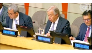 UN Secretary-General H E António Guterres addressing the session yesterday. 