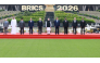 NEW DELHI: Leaders of the BRICS countries pose for a group photo during Session I of the 18th BRICS Summit in New Delhi, India, Sept. 12, 2026. Chinese President Xi Jinping attended the Session I of the 18th BRICS Summit here on Saturday. (Xinhua/Wang Ye)
