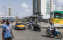 A general view of vehicles driving in downtown Dakar, on September 2, 2026. Photo by PATRICK MEINHARDT / AFP