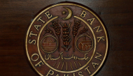 Pakistan State Bank logo pictured at a reception desk in Karachi, Pakistan. File photo for representational purposes only.