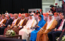 Minister of Environment and Climate Change H E Dr. Abdullah bin Abdulaziz bin Turki Al Subaie with other dignitaries at the opening of the second edition of Oman Climate Week 2026 yesterday.