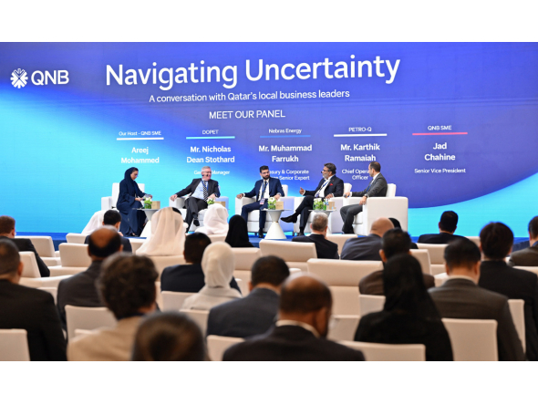 Panellists exchanging ideas during the event.