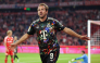 Bayern Munich's English forward #09 Harry Kane celebrates scoring his team's fourth goal during the German first division Bundesliga football match between FC Bayern Munich and Union Berlin in Munich, southern Germany on September 18, 2026. (Photo by Alexandra BEIER / AFP)
