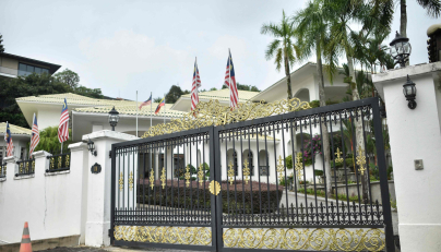 A general view shows the home of Malaysia's former prime minister Najib Razak in Kuala Lumpur on September 19, 2026. (Photo by Arif Kartono / AFP)