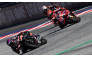 Aprilia Racing's Spanish driver Jorge Martin (L) and Ducati Lenovo Team's Spanish driver Marc Marquez compete during the Sprint event of the Grand Prix of Austria MotoGP in Spielberg bei Knittelfeld, Austria, on September 19, 2026. (Photo by Joe Klamar / AFP)
