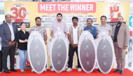 Safari Hypermarket’s representatives along with the winners during the event.