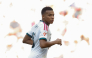 Real Madrid's French forward #10 Kylian Mbappe runs during the Spanish league football match between Club Atletico de Madrid and Real Madrid CF at the Metropolitano stadium in Madrid on September 20, 2026. (Photo by Oscar DEL POZO / AFP)