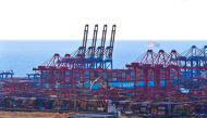 A general view of the port in Colombo on September 18, 2026. (Photo by Ishara S. KODIKARA / AFP)
