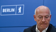 Berlin's outgoing governing mayor Kai Wegner attends a press conference on the German capital's bid to host Olympic Games in Berlin on September 24, 2026.  (Photo by Tobias SCHWARZ / AFP)