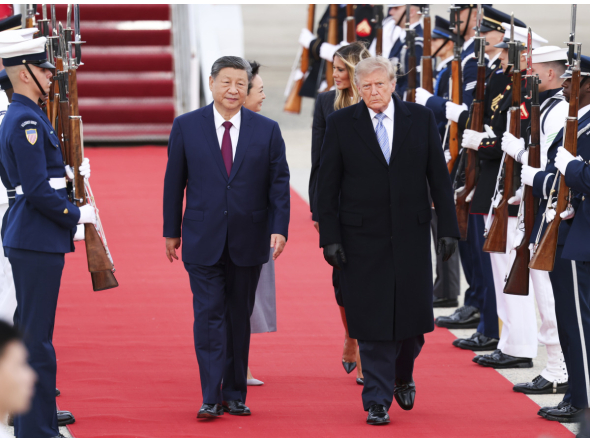 Chinese President Xi Jinping arrives at Joint Base Andrews on Sept. 23, 2026, for a state visit to the United States at the invitation of U.S. President Donald Trump.  (Xinhua/Liu Bin)