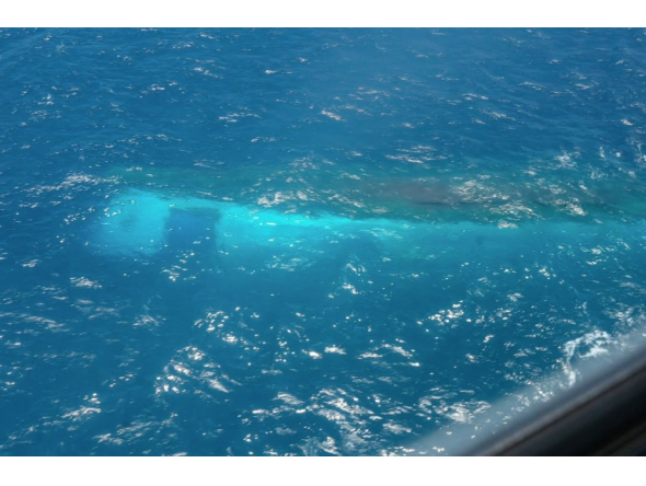 File photo of the sunken ferry.