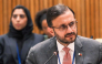 Advisor to the Prime Minister and Spokesperson for the Ministry of Foreign Affairs Dr. Majed bin Mohammed Al Ansari during the meeting.