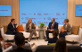 Panellists during a discussion.